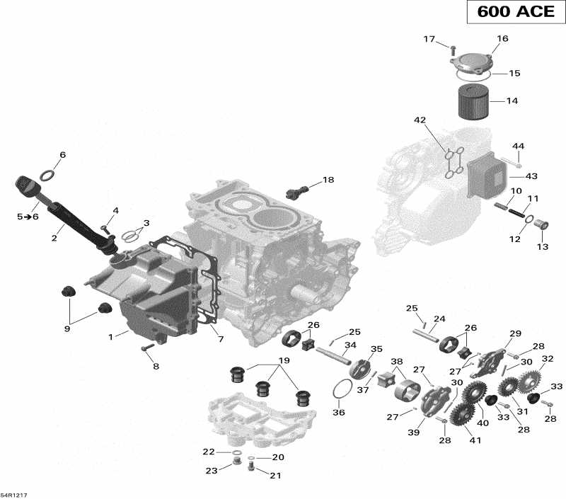 snowmobile   Tundra Sport 600ACE LFF, 2012 - Engine Lubrication