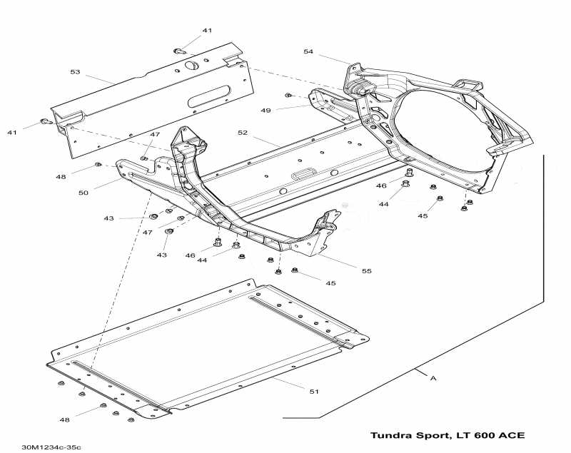 snowmobile BRP  Tundra Sport 600ACE LFF, 2012 -  E Module