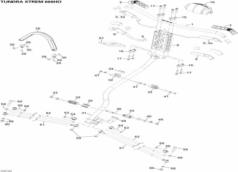 snowmobile Ski-doo Tundra Xtreme 600HOETEC XP-LTS, 2012  -  