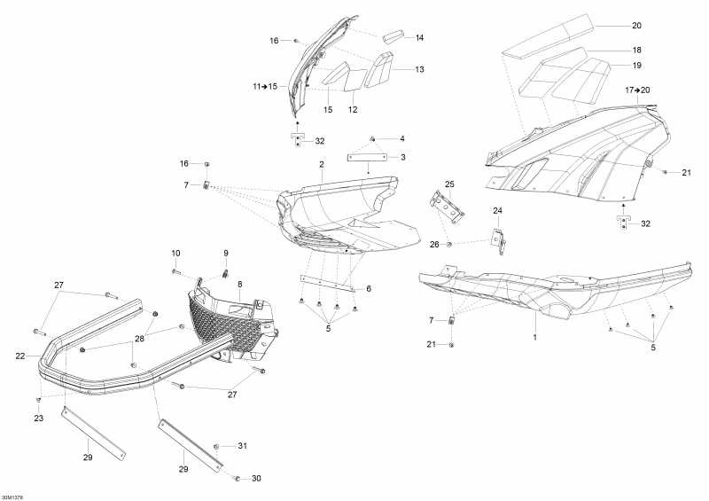 Skandic SWT 600HOETEC XU, 2013 - Bottom Pan