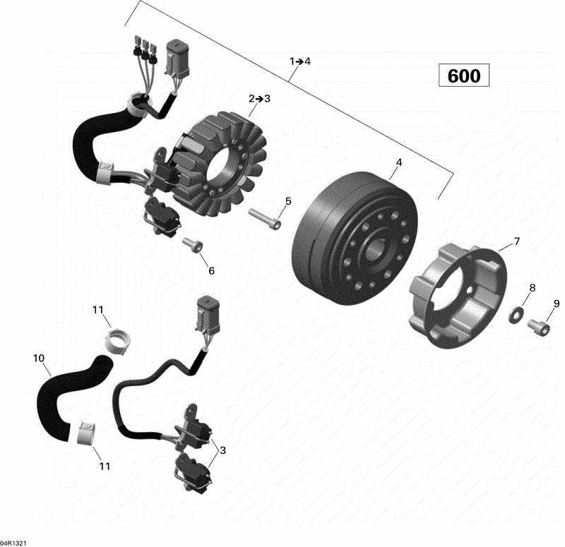 snowmobile   SUMMIT SPORT 600, 2013 - Magneto
