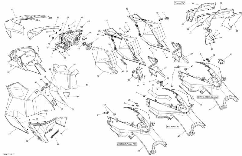 snowmobile BRP SkiDoo SUMMIT SPORT 600, 2013 ������ - �����, ������� ������ � �������