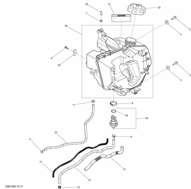 SUMMIT SPORT 800R PTEK XP, 2013 - Oil System