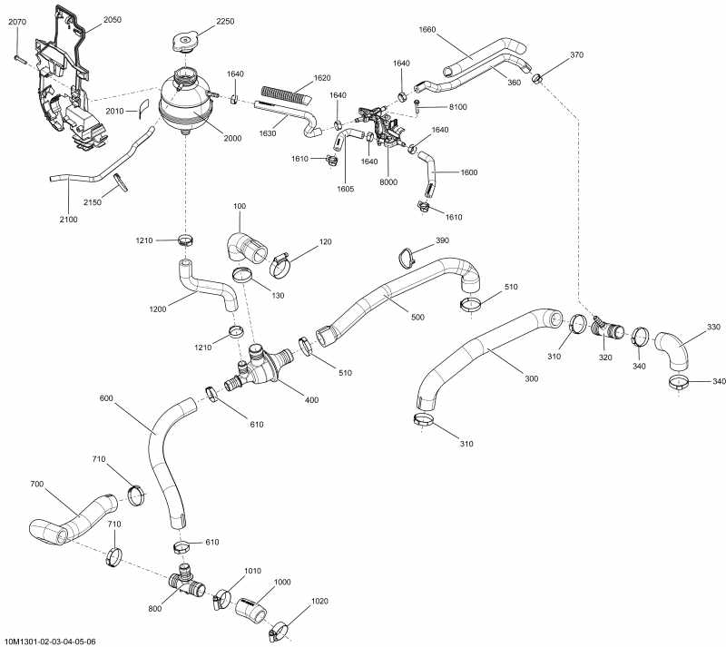 snowmobile ski-doo SUMMIT X 800RE XM, 2013 ������ - ���������� System