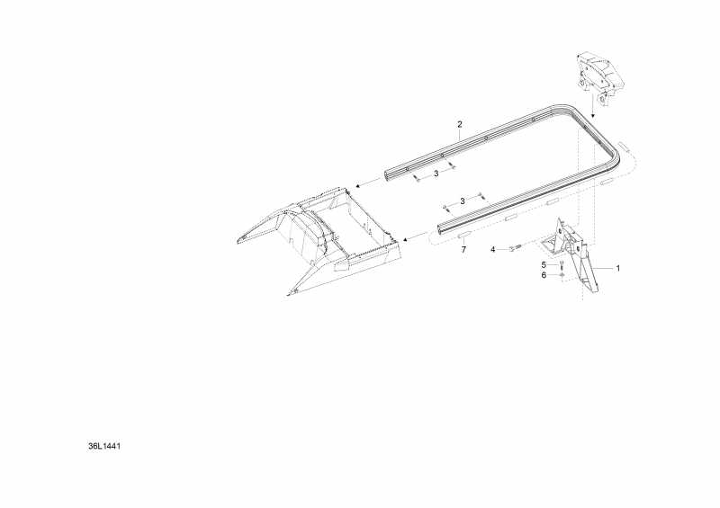 �������� SkiDoo ������ EXPEDITION LE 1200 XU, 2014 - Luggage Rack