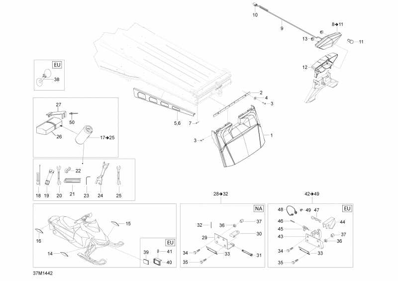 snowmobile  EXPEDITION SE 1200 XU, 2014  - Utilities