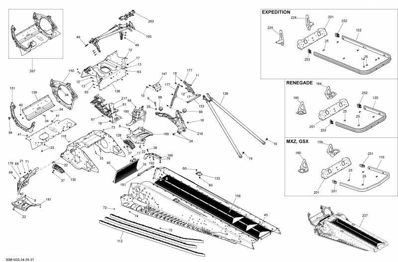 Ski Doo EXPEDITION SPORT 900ACE XS, 2014 ������ - Frame 154