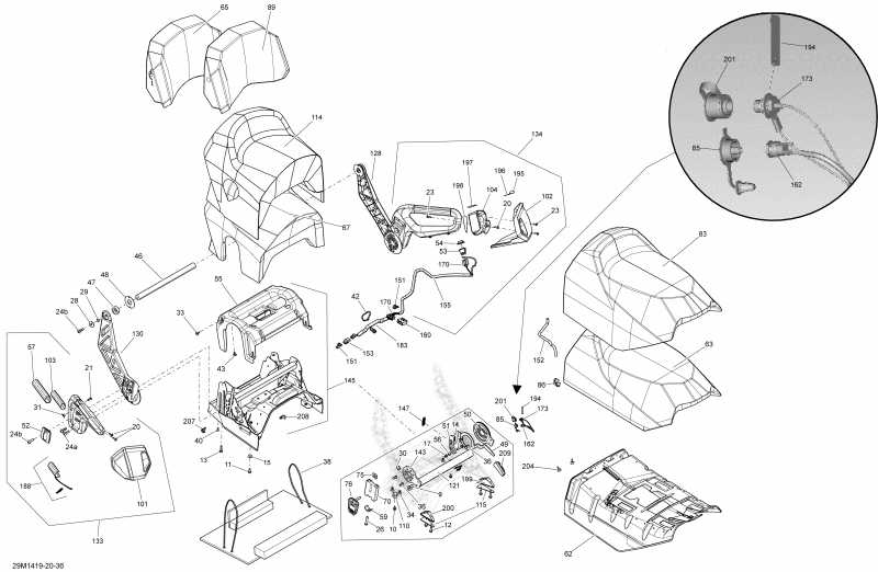 �������� SkiDoo GRAND TOURING LE 12004TEC XR, 2014 ������ - Seat