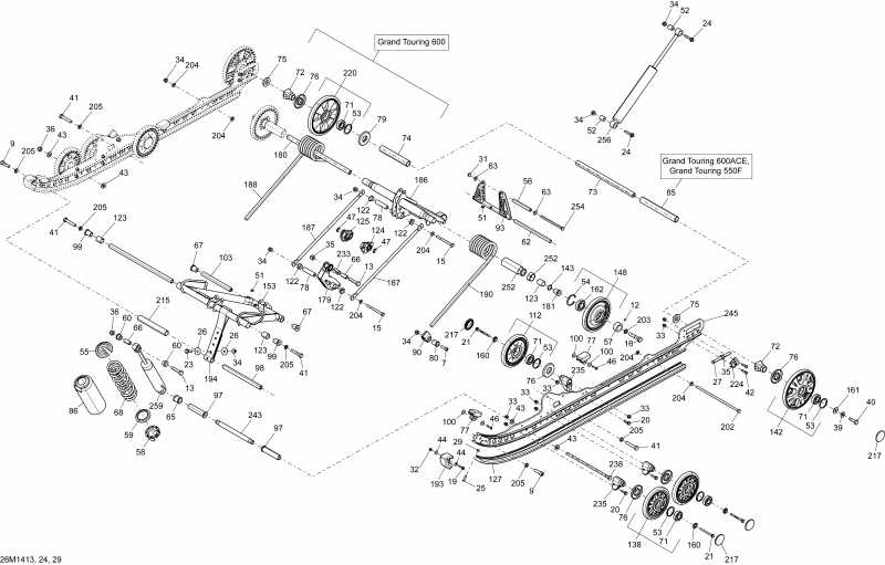 �������� Skidoo ������ GRAND TOURING SPORT 550F XP, 2014 - ������ ��������