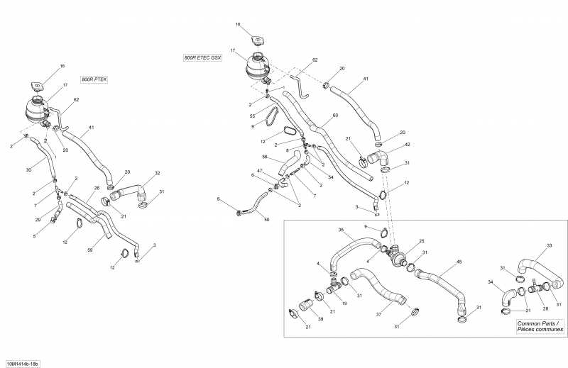  BRP GSX SE 800RE XR, 2014  -  System 800retec