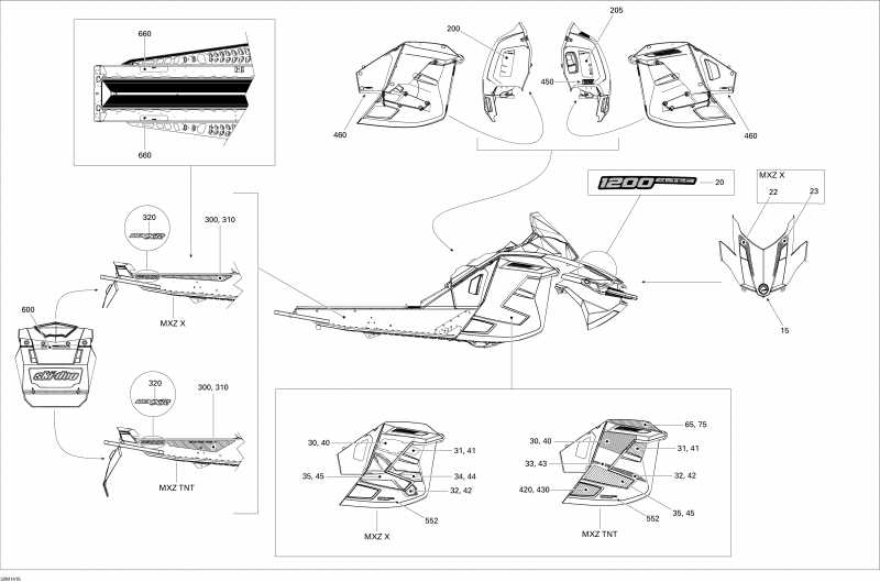  SKIDOO MXZ X 12004TEC XR, 2014 - 32m1415