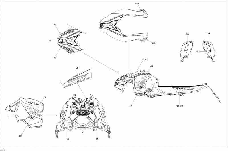 SkiDoo MXZ X 600RS XS RS, 2014 - 32m1438
