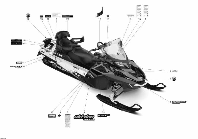  SkiDoo Expedition LE 900 ACE, 2015 - 33m1556