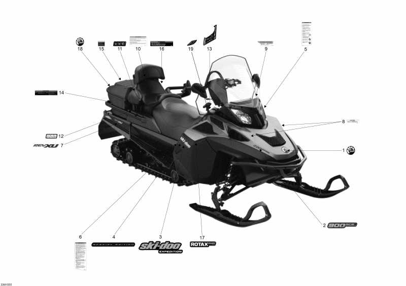  SkiDoo  Expedition SE 900 ACE, 2015 - 33m1555