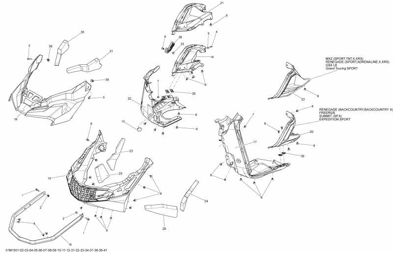 Ski-doo MXZ TNT 600HOETEC XS120, 2015  - 31m1501