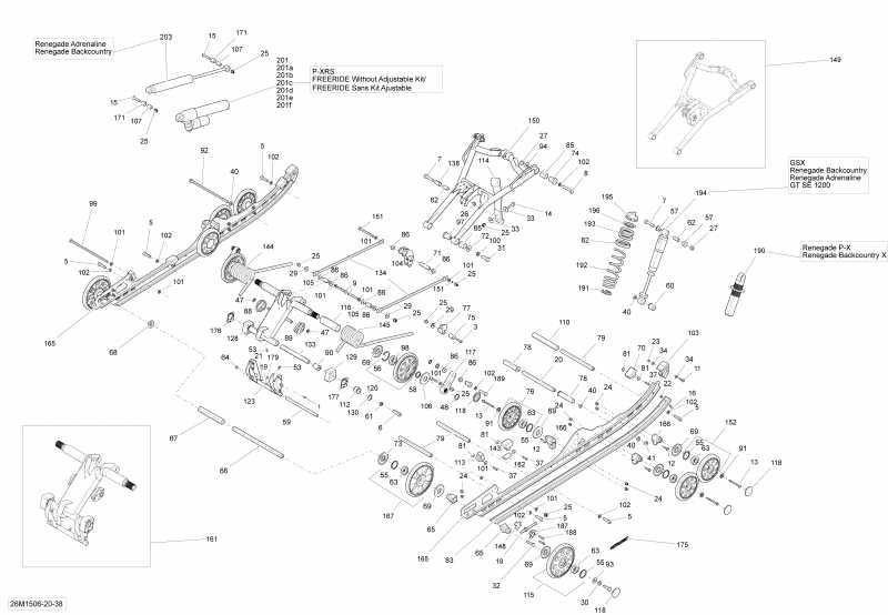 snowmobile Ski-doo Renegade Adrenaline 800RETEC XS137, 2015 - 26m1506