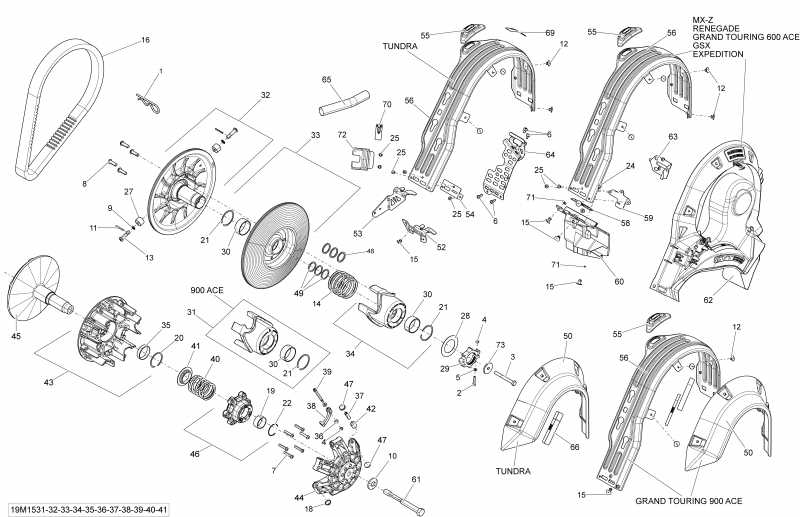 Skidoo  Renegade Adrenaline 900ACE XS137, 2015 - 19m1538