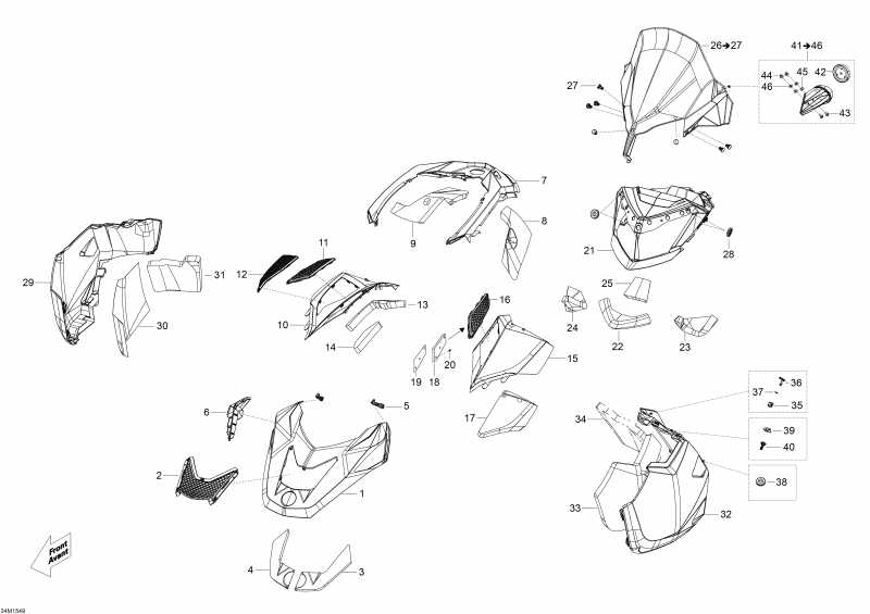  Skidoo Skandic SWT 600 E-TEC, 2015  - 34m1549