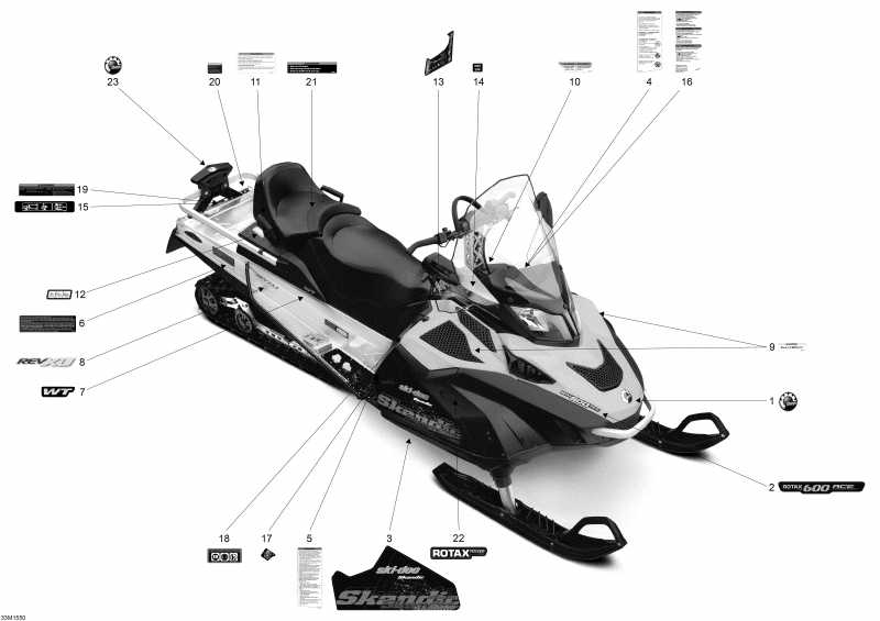  BRP  Skandic WT 600 ACE, 2015 - 33m1550