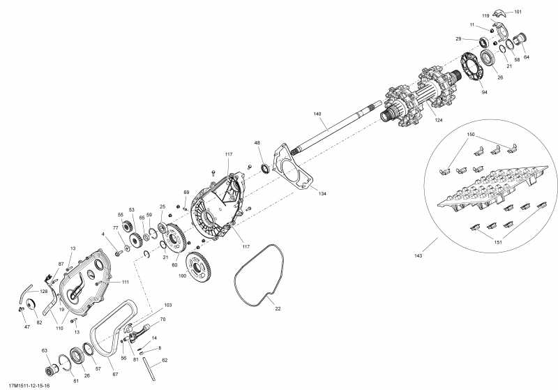 Skidoo Summit SP 800RETEC XM-154, 2015 - 17m1512