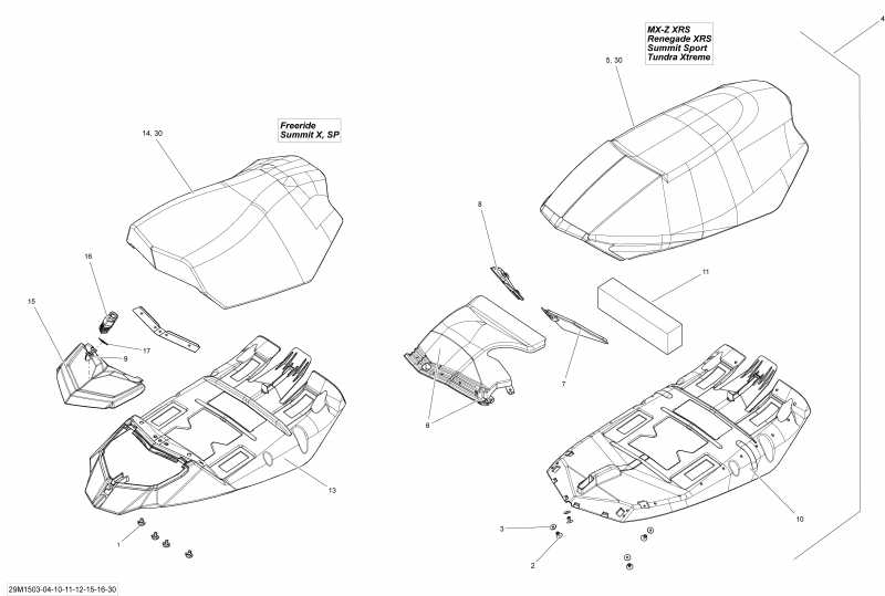  BRP SkiDoo Summit X 800RETEC XM-163, 2015  - 29m1511