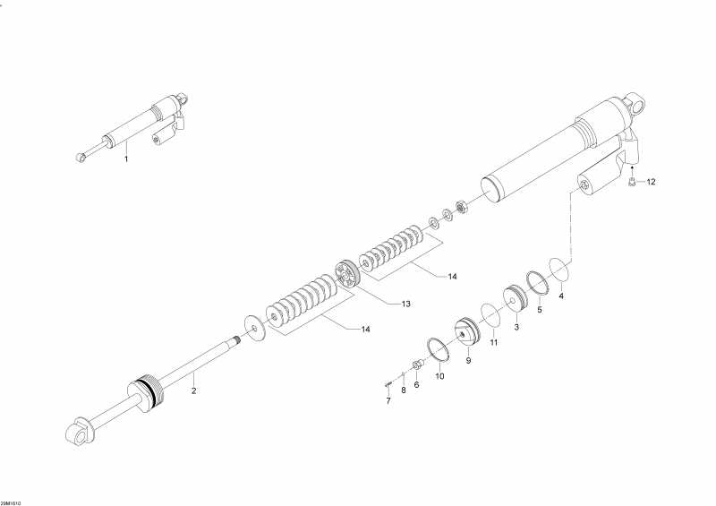 EXPEDITION - LE-SE-Xtreme 2-STROKE, 2016 ������ - Rear Shocks 800 E-tec