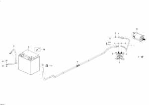 10- Battery   (10- Battery And Electric Starter)