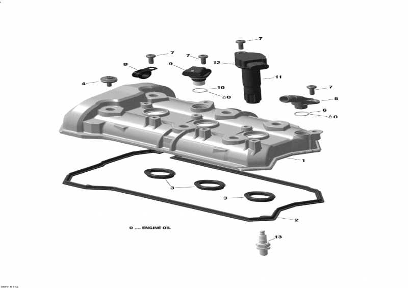  Skidoo EXPEDITION - LE-SE 4-STROKE, 2016 - Valve Cover 900 Ace