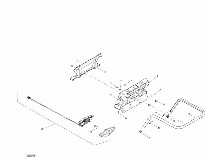  SkiDoo EXPEDITION - SPORT 2-STROKE, 2016 - Luggage Rack