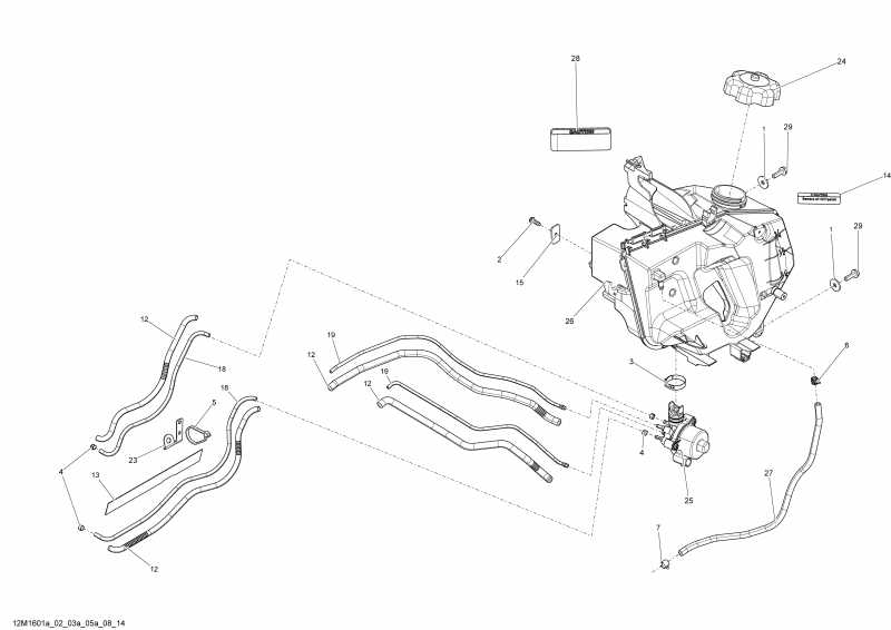 ski-doo FREERIDE, 2016 - Oil System