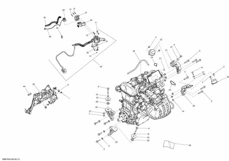 ski-doo GRAND TOURING - 4-STROKE, 2016  - Engine 900 Ace