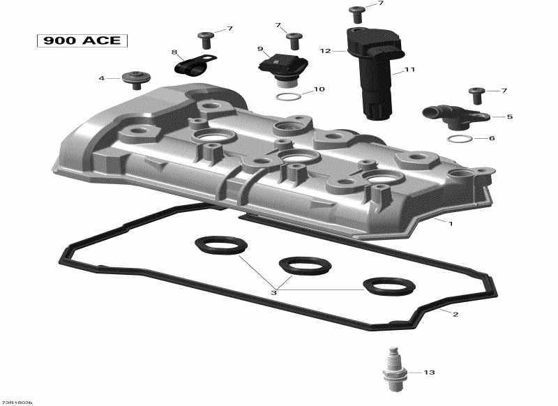    GRAND TOURING - 4-STROKE, 2016 - Valve Cover 900 Ace