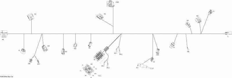 BRP SkiDoo MXZ - 4-STROKE, 2016 - Electrical Harness Package Sport