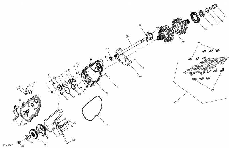    MXZ 600 RS, 2016 - Drive System