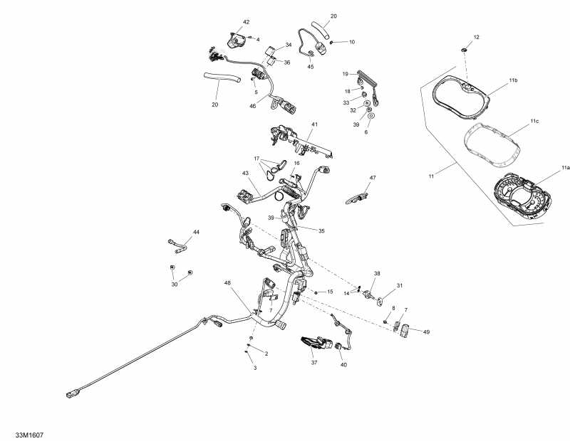 snowmobile Skidoo  MXZ 600 RS, 2016 - Electrical System