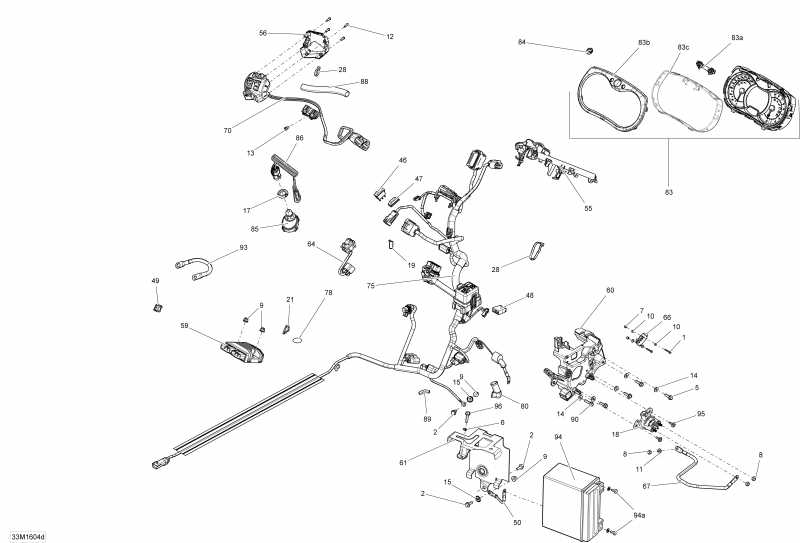 SKIDOO RENEGADE - 4-STROKE, 2016  - Electrical System 900 Ace, Package Adrenaline