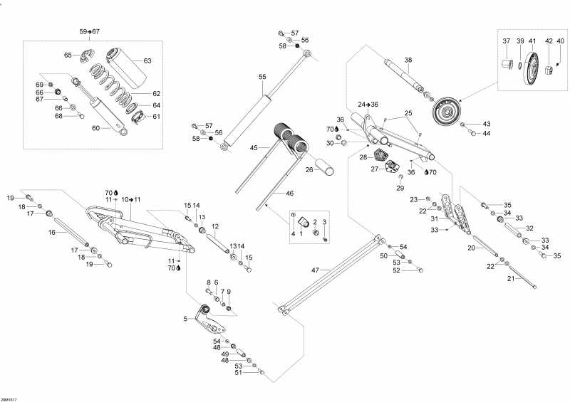 snowmobile - Rear Suspension B