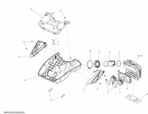 02- Air   System - 600ho-800r E-tec (02- Air Intake System - 600ho-800r E-tec)