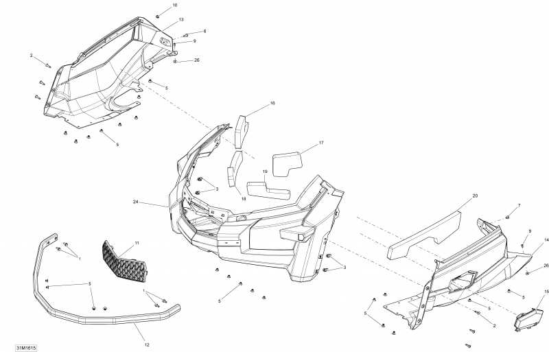 snowmobile  TUNDRA - LT-Sport_2-STROKE, 2016 - Bottom Pan