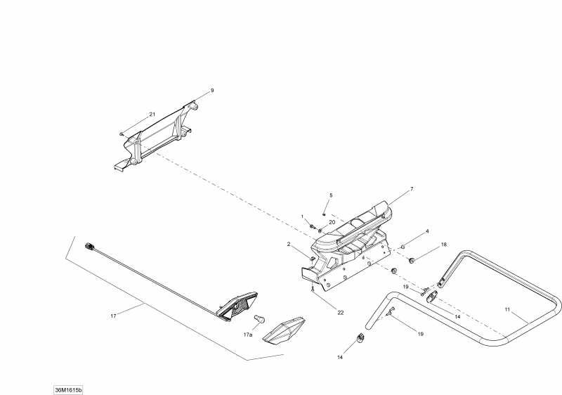 snowmobile SKIDOO TUNDRA - LT-Sport_2-STROKE, 2016 - Luggage Rack Package Lt