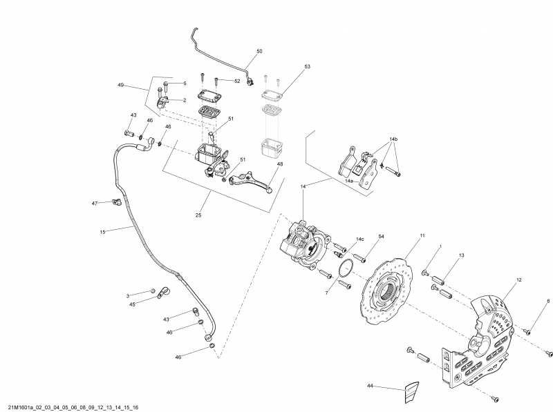 Ski Doo  TUNDRA - LT-Sport_4-STROKE, 2016 - Brakes