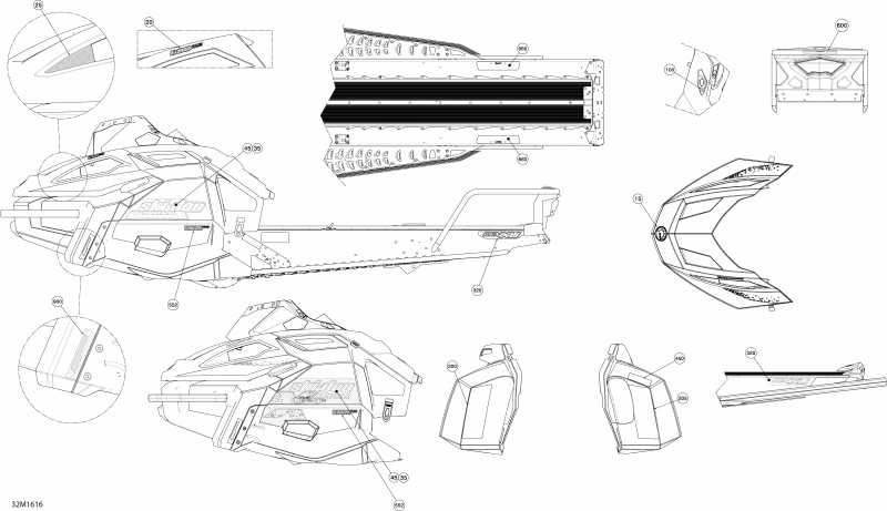 BRP TUNDRA - LT-Sport_4-STROKE, 2016  - Decals