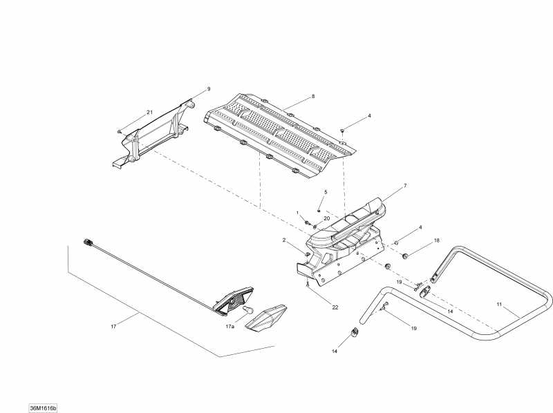  ski-doo TUNDRA - LT-Sport_4-STROKE, 2016 - Luggage Rack Package Lt