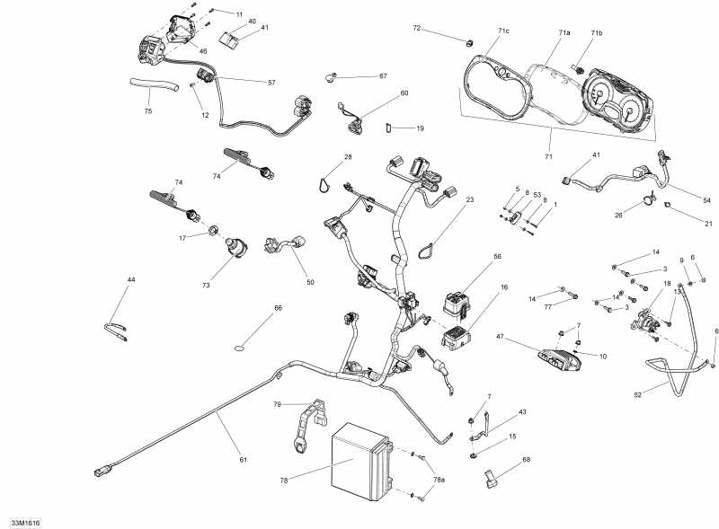 snowmobile Skidoo ������ TUNDRA - LT-Sport_4-STROKE, 2016 - Electrical System