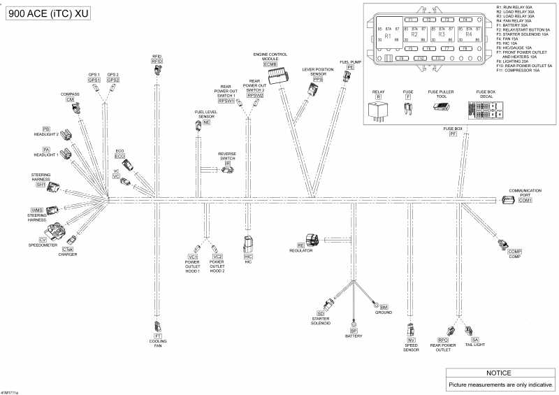  Skidoo  EXPEDITION - 4-STROKE - LE-SE, 2017 - Electrical System 900 Ace