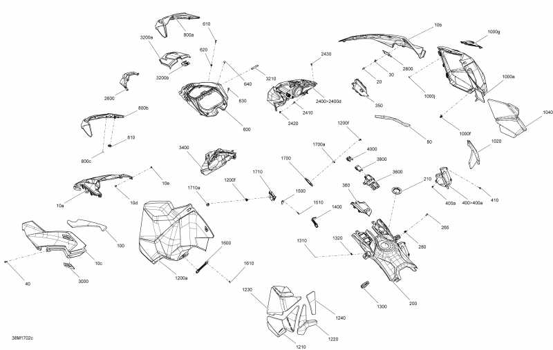  BRP SkiDoo FREERIDE, 2017  - Hood All Models