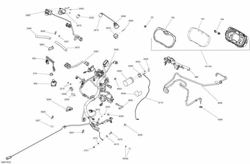  Skidoo FREERIDE, 2017 - Electrical System With Manual Start