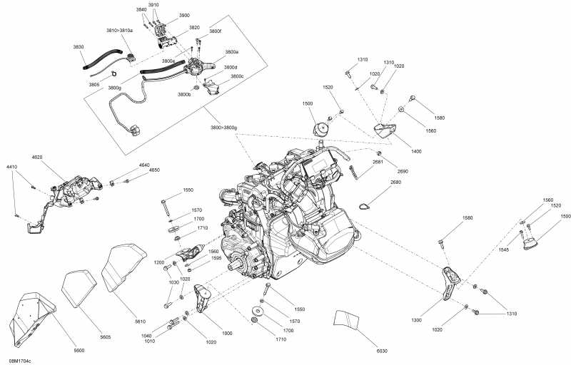  Skidoo GRAND TOURING - 4-STROKE, 2017 -  1200 4-tec