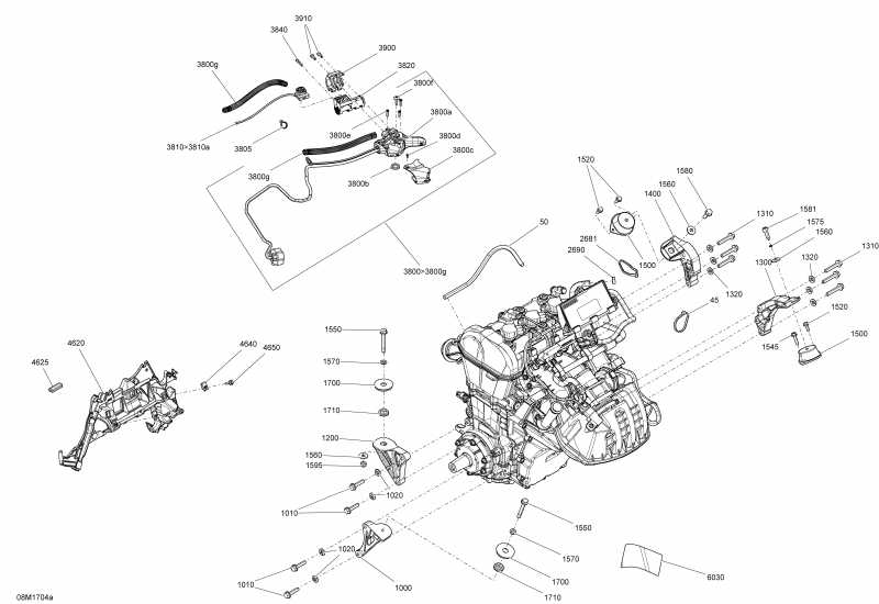 snowmobile Skidoo MXZ - 4-STROKE, 2017  - Engine 900 Ace