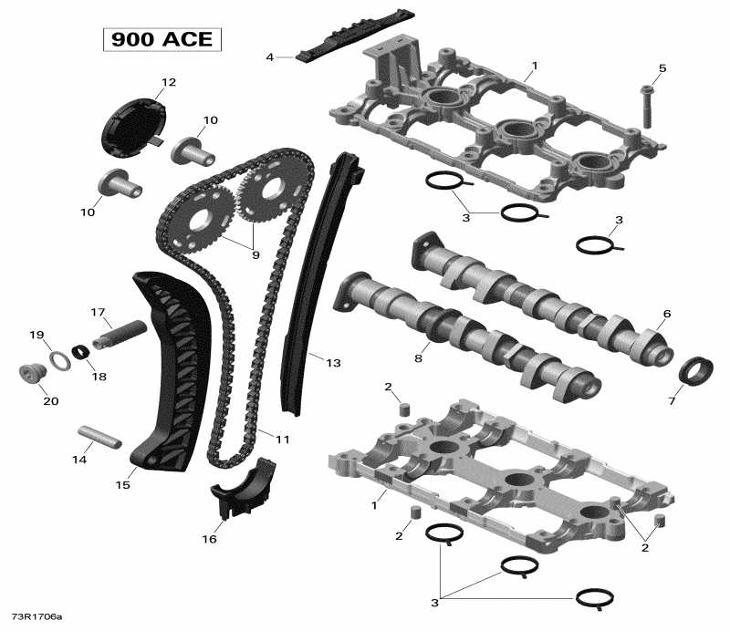   MXZ - 4-STROKE, 2017 - Valve Train 900 Ace